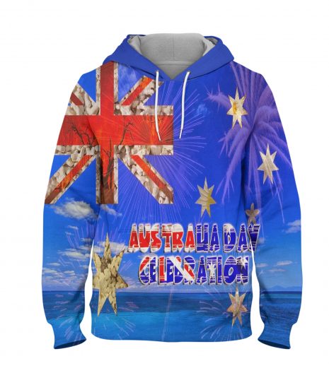 Australia Day Celebration – 3D Printed Pullover Hoodie
