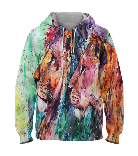 Water Colour – 3D Printed Pullover Hoodie