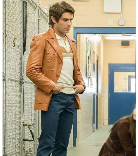 Extremely Wicked, Shockingly Evil and Vile Ted Bundy Leather Jacket